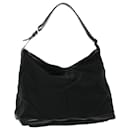 GUCCI Shoulder Bag Canvas Black Auth ar8657 - Gucci