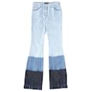 Dolce & Gabbana Gradient Flared Jeans in Blue Cotton