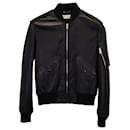 Saint Laurent Bomber Jacket in Black Leather