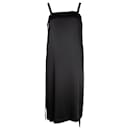 Lanvin Sleeveless Straight Dress in Black Silk