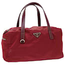 PRADA Shoulder Bag Nylon Red Auth ep1633 - Prada