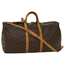 Louis Vuitton Monograma Keepall Bandouliere 60 Boston Bag M41412 LV Auth bs8208