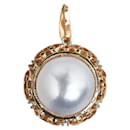 [LuxUness] 18k Colgante de perlas de oro Colgante de metal en excelentes condiciones - & Other Stories