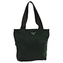 PRADA Tote Bag Nylon Green Auth cl768 - Prada
