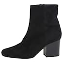 Boots en daim noir - taille EU 41 - Christian Dior