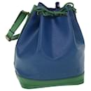 LOUIS VUITTON Epi Tricolor Noe Shoulder Bag Green Blue M44044 LV Auth 53560 - Louis Vuitton