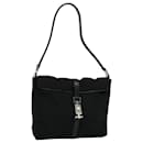GUCCI Jackie Shoulder Bag Canvas Leather Black 001 3734 001998 Auth ep1701 - Gucci