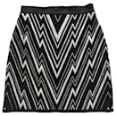 Black and white Balmain skirt