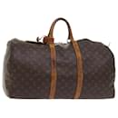Louis Vuitton Monograma Keepall 55 Boston Bag M41424 LV Auth ac2219