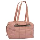 CHANEL Shoulder Bag Caviar Skin Pink CC Auth bs8334 - Chanel