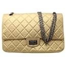 Light Gold Reissue 2.55 Classic Maxi 227 Double Flap bag - Chanel