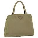 PRADA Hand Bag Nylon Khaki Auth bs6394 - Prada