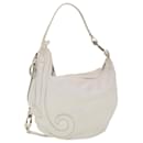 FENDI Shoulder Bag Leather White Auth am4051 - Fendi