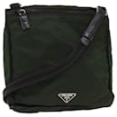 PRADA Shoulder Bag Nylon Green Auth fm2606 - Prada