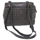BALLY Quilted Shoulder Bag Leather Gray Auth bs7286 - Bally