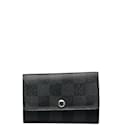 Louis Vuitton Damier Graphite Muticles 6 Key Holder Canvas Key Holder N62662 in Excellent condition