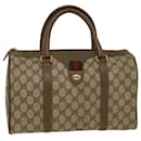 GUCCI GG Canvas Web Sherry Line Boston Bag Beige Red Green 39 02 007 Auth yk8683 - Gucci