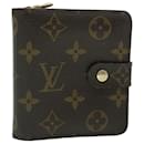 LOUIS VUITTON Monogram Compact zip Wallet M61667 LV Auth ep1758 - Louis Vuitton