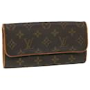 LOUIS VUITTON Monogram Pochette Twin PM Shoulder Bag M51854 LV Auth ac2218 - Louis Vuitton
