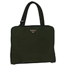 PRADA Tote Bag Nylon Green Auth ac2206 - Prada