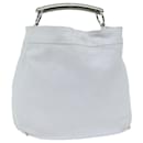 PRADA Shoulder Bag Leather White Auth ki3448 - Prada