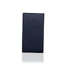 Carteira longa com dobra vertical preta de couro Damier Infini - Louis Vuitton