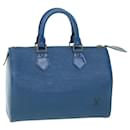 Louis Vuitton Epi Speedy 25 Sac à main Toledo Bleu M43015 Auth LV 50956