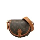 Borsa a spalla Louis Vuitton Monogram Tambourin M44860 in pelle PVC marrone in ottime condizioni