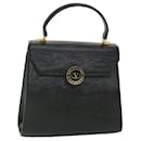 VALENTINO Hand Bag Leather Black Auth ar10276 - Valentino