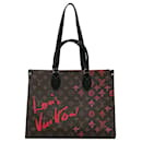 Louis Vuitton Brown Limited Edition Monogram Fall In Love OntheGo Tote MM