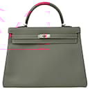 Hermes Pink 1999 Ardennes Kelly 35 - Hermès