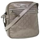 GUCCI GG Canvas Shoulder Bag PVC Leather Brown 233268 Auth yk8653 - Gucci