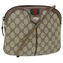 GUCCI GG Canvas Web Sherry Line Shoulder Bag Beige Red 904 02 047 Auth ar10172 - Gucci