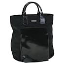 GUCCI Hand Bag Nylon Leather Black 010 2020 0528 06 Auth bs8488 - Gucci