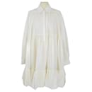 White Mid-Length Dress - Loewe