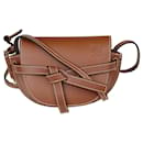 Brown Mini Gate Crossbody Bag - Loewe
