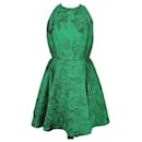 Grünes ärmelloses Kleid mit offenem Rücken - Alice + Olivia