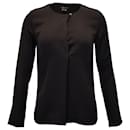 Theory Long Sleeves Blouse in Black Silk