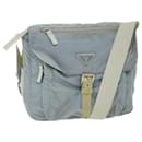PRADA Shoulder Bag Nylon Blue Auth yk8629 - Prada