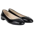 Black Ballerinas Patent Loafers - Prada