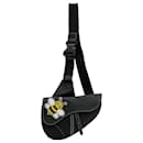 Dior Black x Kaws Bee Saddle Bag