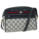 GUCCI Borsa a tracolla linea Sherry in tela GG Grey Red Navy 119.02.087 auth 54792 - Gucci