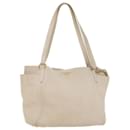 PRADA Shoulder Bag Leather White Auth 54820 - Prada