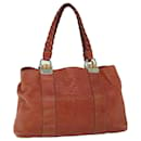 GUCCI Tote Bag Leather Orange 232947 Auth tb893 - Gucci
