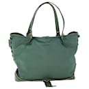 Chloe Tote Bag Leather Green Auth bs8301 - Chloé
