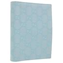 GUCCI GG Canvas Day Planner Cover Blue 031 0416 0918 Auth am4984 - Gucci
