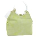 CELINE Hand Bag Suede Green Auth 53736 - Céline