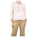 Cream embroidered wool jumper - size M - Gucci