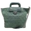 CHANEL HANDBAG TOTE TIMELESS CLASP IRIDESCENT LEATHER HAND BAG PURSE - Chanel