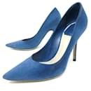 CHRISTIAN DIOR CHERIE KCA SHOES980he 36 BLUE SUEDE DEER COURT SHOES - Christian Dior